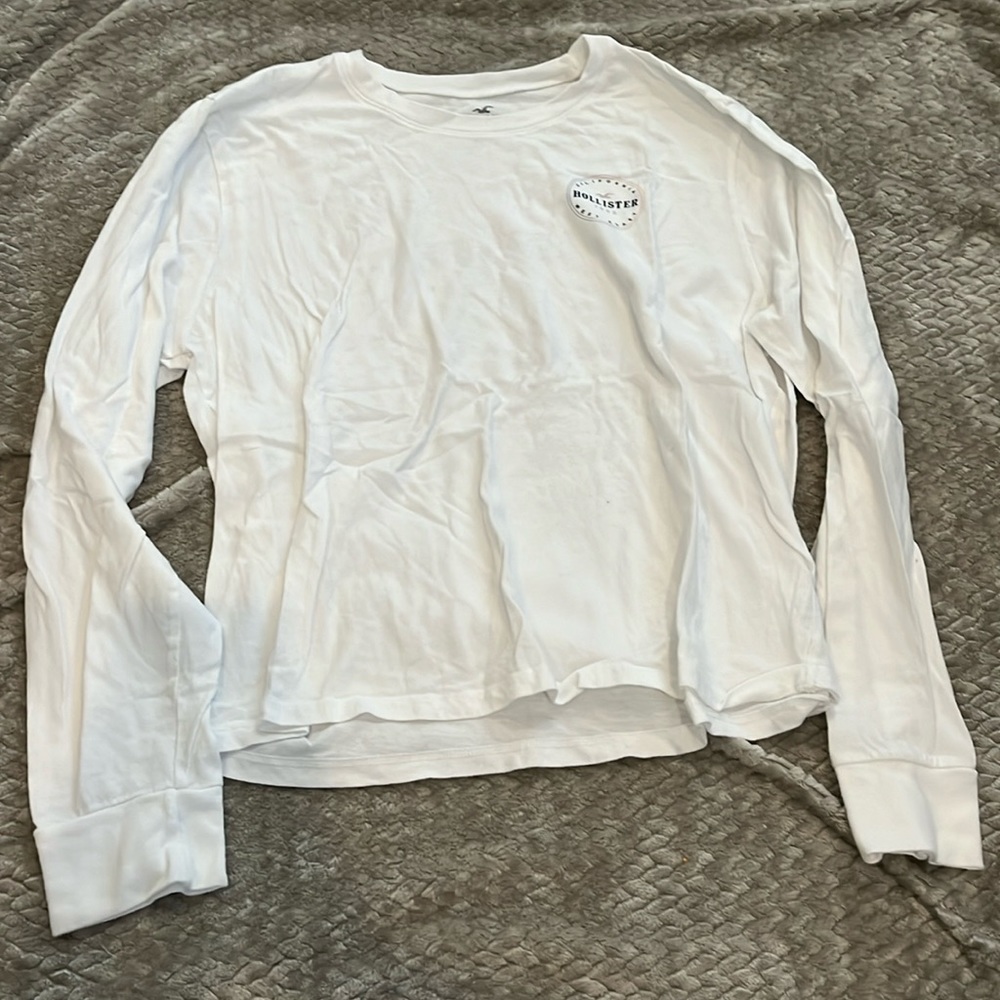 White Hollister long sleeve